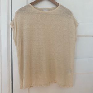 100% linen t-shirt